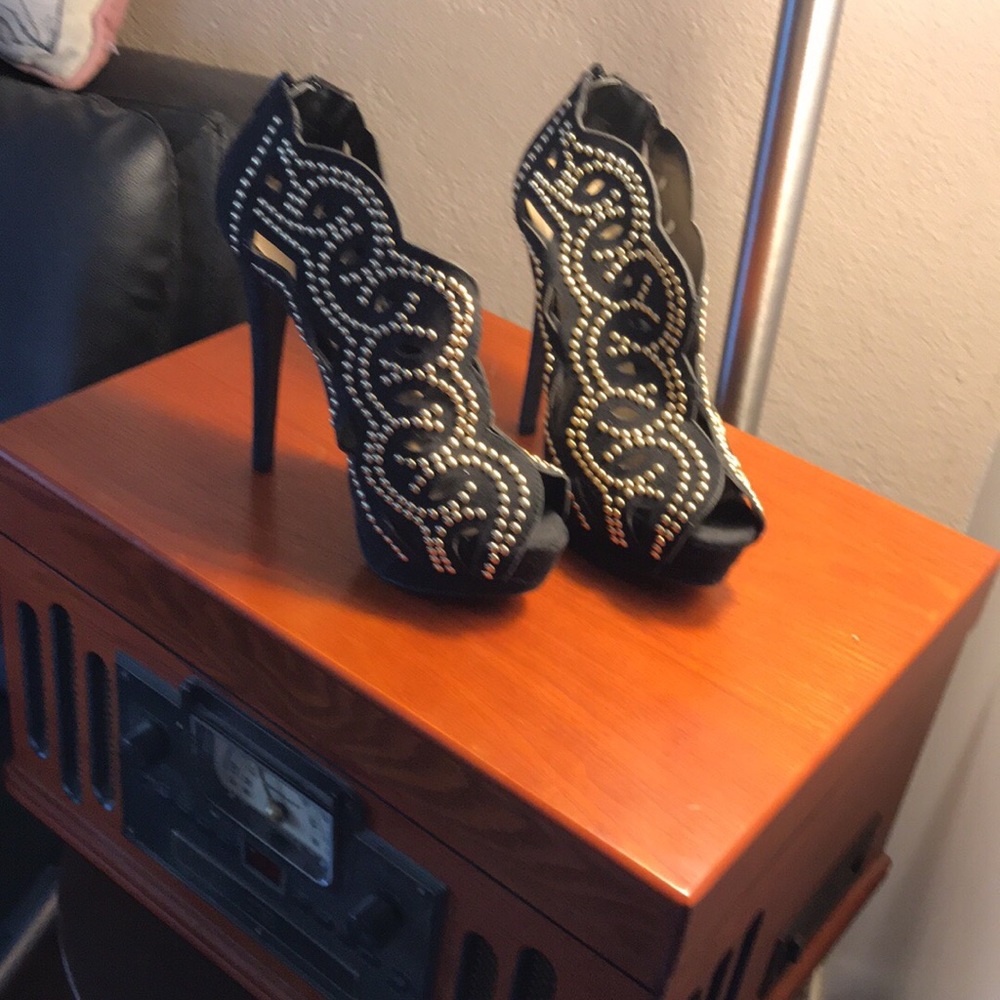 Studded heels